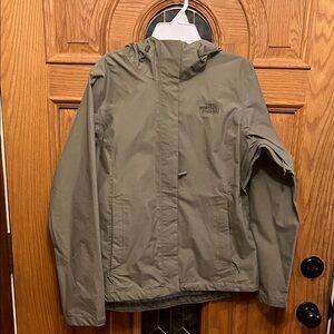 Women’s lightweight  North Face Khaki Hooded Jacket